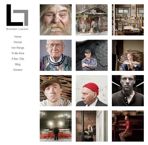 Brandon Lepasti Portfolio Website Beispiele