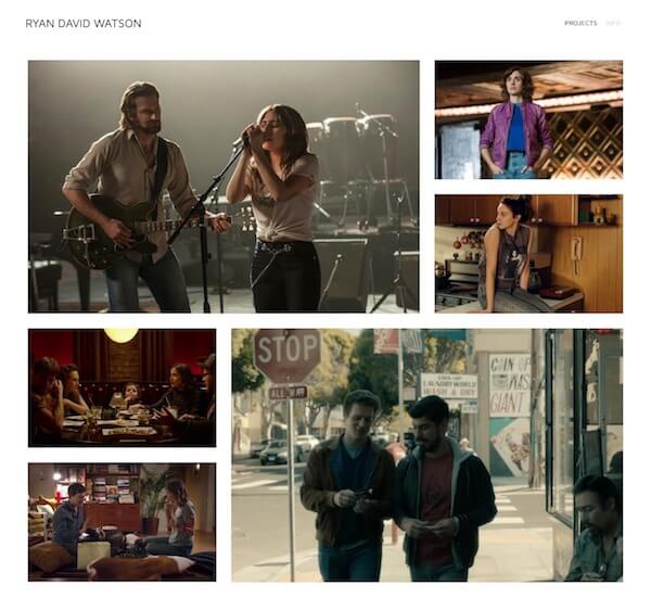 Ryan David Watson Portfolio Website Examples