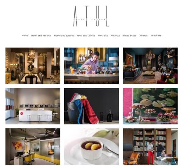 Atul Pratap Portfolio Exemplos de websites