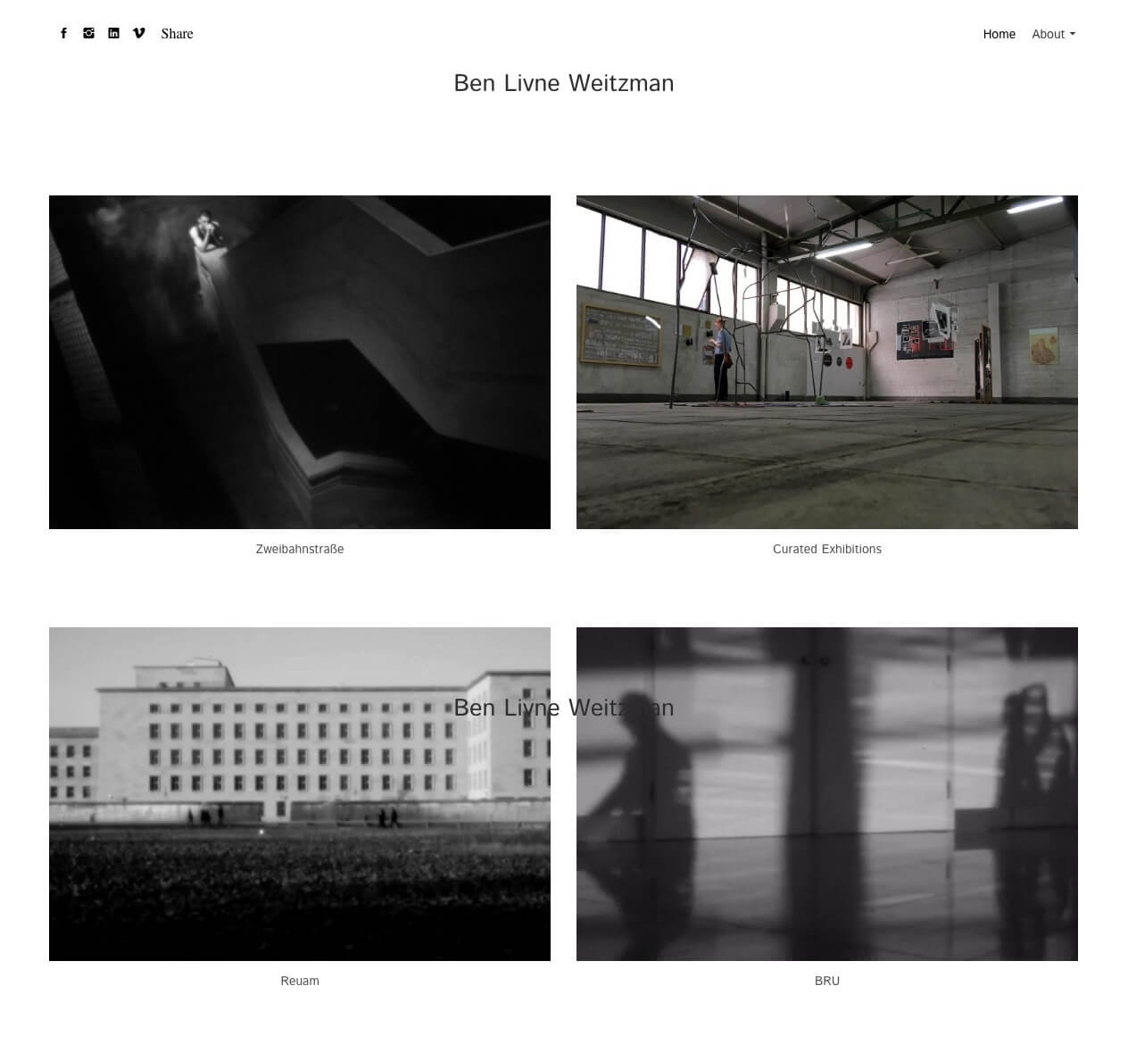 Ben Livne Weitzman Portfolio Website Examples