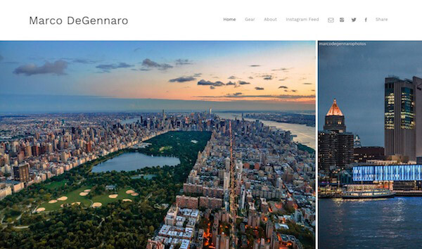 Marco Degennaro Portfolio Website Examples