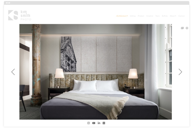 Kim Smith Architecture Portfolio Website