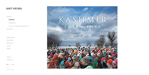 Amit Mehra Portfolio Website Examples
