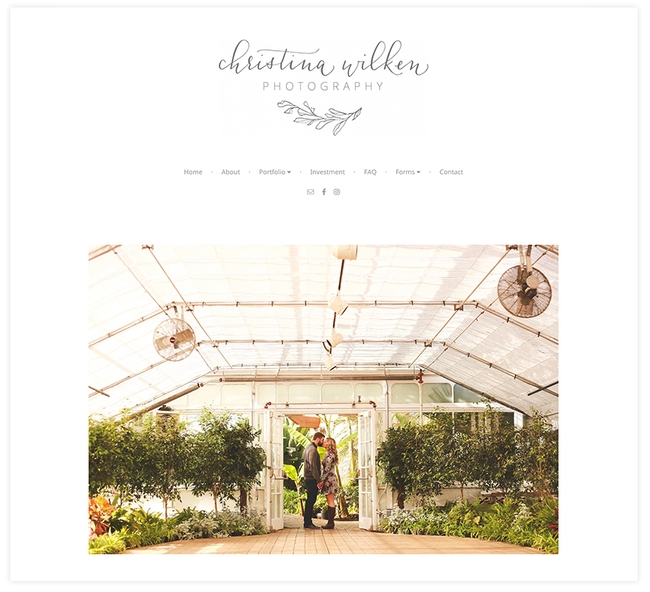 Christina Wilken Photography Portfolio Website