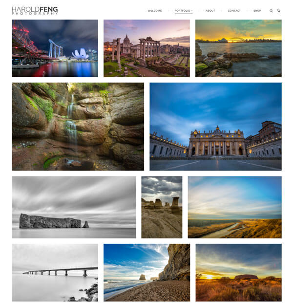 Harold Feng Portfolio Website Examples