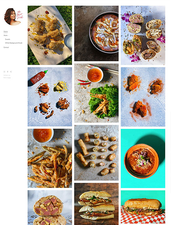 Kathleen - The Wok Agency Portfolio Website Examples