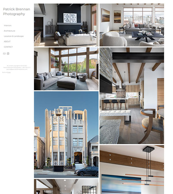 Patrick Brennan Portfolio Website Examples
