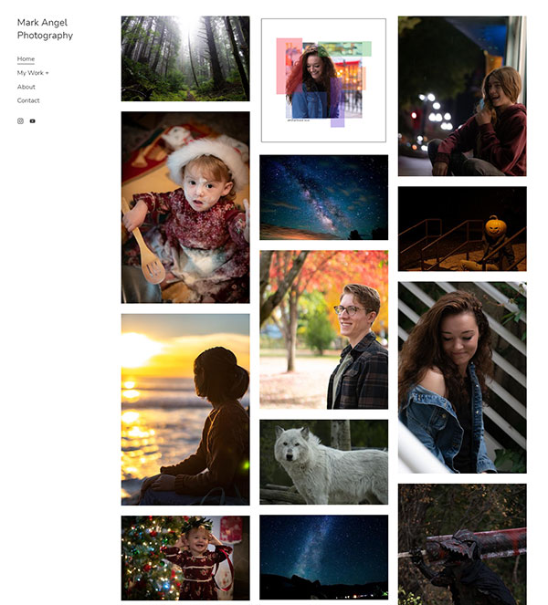 Mark Angel Portfolio Website Examples