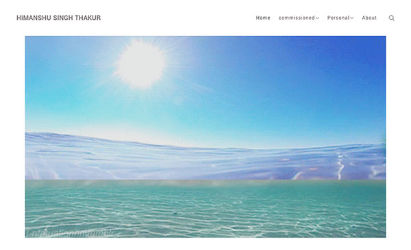 Himanshu Thakur Portfolio Website Beispiele