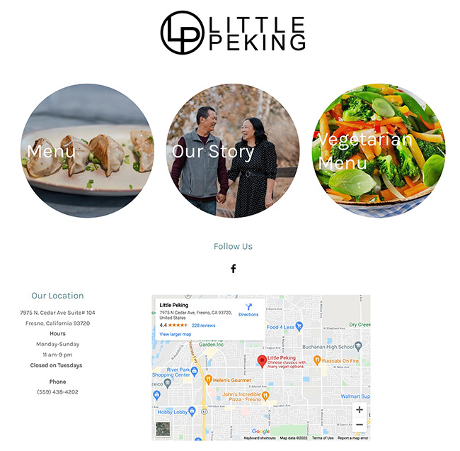 Little Peking Best Minimalist Website