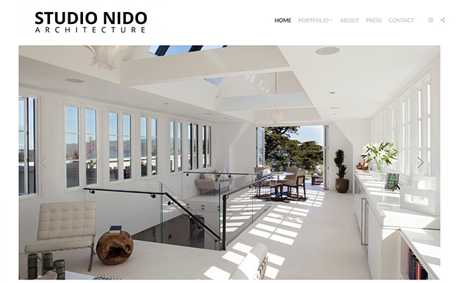 Studio Nido Best Minimalist Website