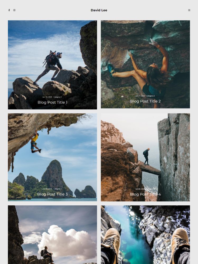 Palette - Modelli di siti web di portafoglio Pixpa