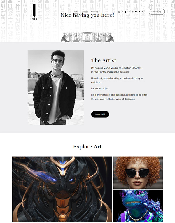 Mhmd Mtr Portfolio Website Examples