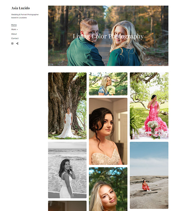 Asia Lucido Portfolio Website Examples