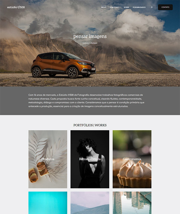 Studio F508 Portfolio Website Examples