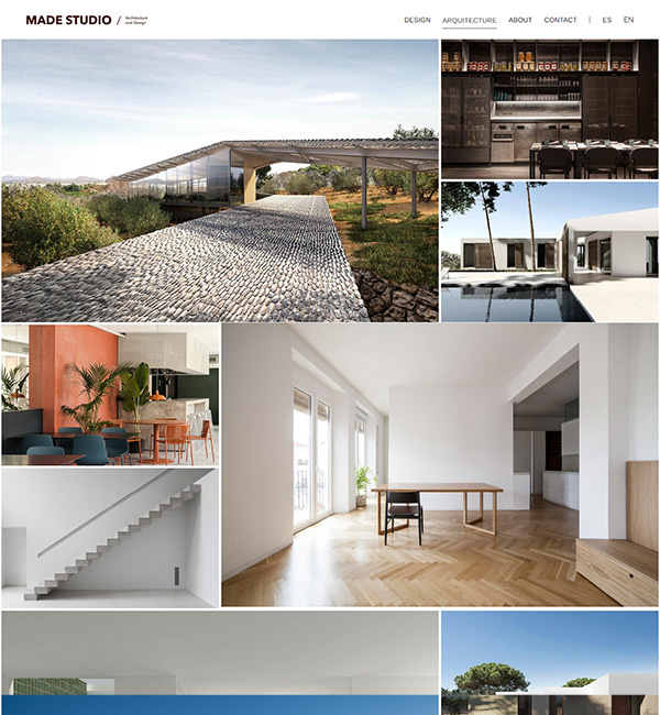 Made Architects Portfolio Website Beispiele