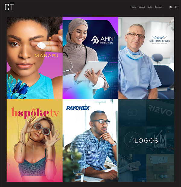 Christopher Tammar Portfolio Website Examples