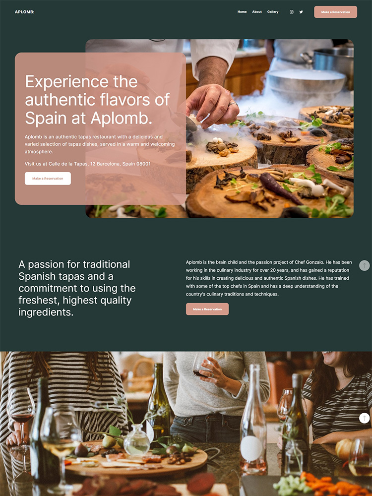 Aplomb - Pixpa Portfolio Website Templates