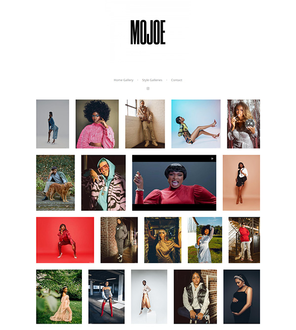 MoJoe Portfolio Website Beispiele